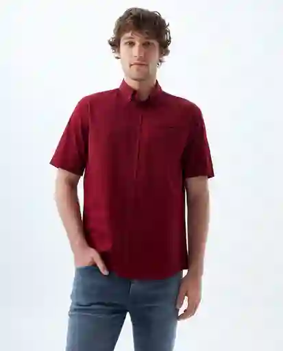 Camisa Hombre Rojo Talla L 819f004 Americanino