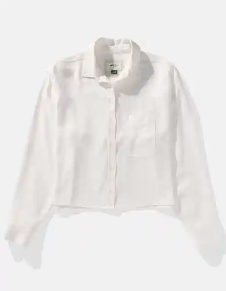 Camisa Mujer Blanco Talla LARGE 5656100 American Eagle