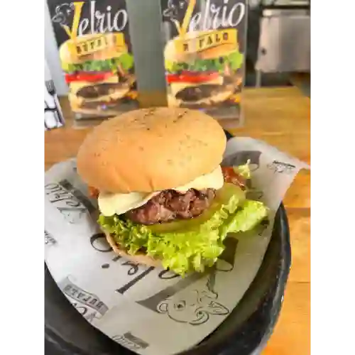 Hamburguesa con Carne de Búfalo