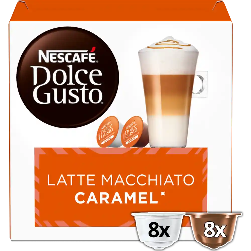 Nescafé-Dolce Gusto Capsulas Latte Machiatto Caramel