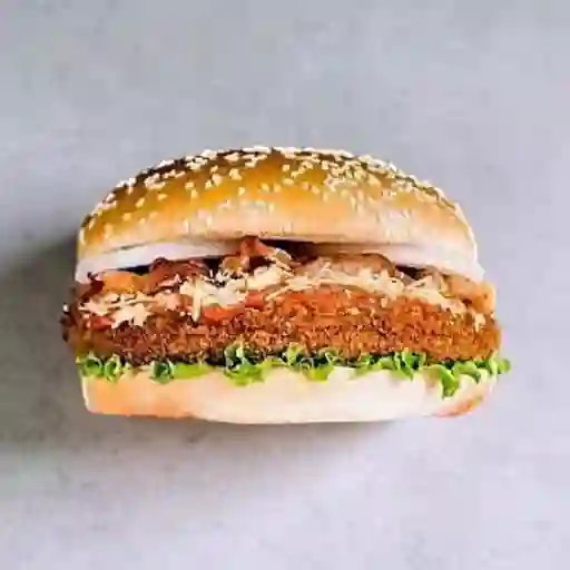 Hamburguesa Pollo Apanado
