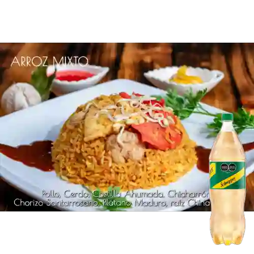 Combo Mixto + Schweppes Ginger Ale 1.5 l