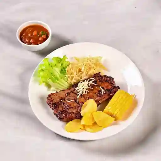 Desgrando De Costilla + Maiz