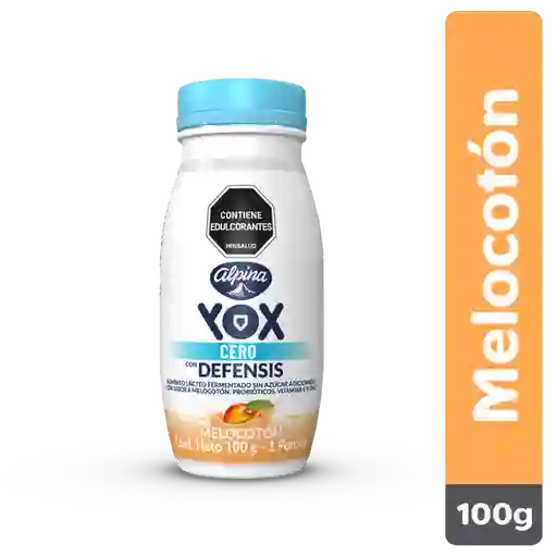 Yox sin Azúcar Melocotón 100g