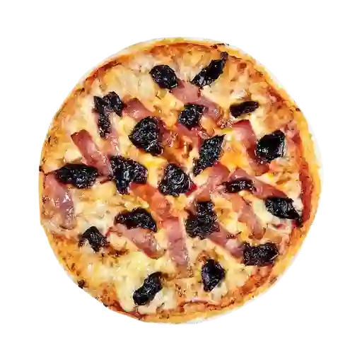 Pizza Mediana Tocineta Ciruelas
