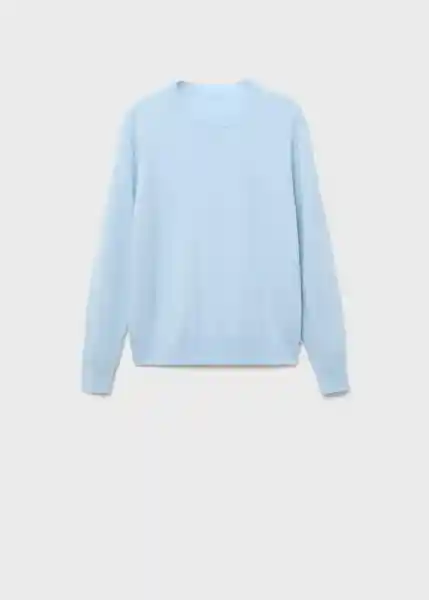 Jersey Serrano Celeste Talla L Mujer Mango