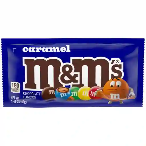 M&ms Chocolate Relleno de Caramelo 40 g