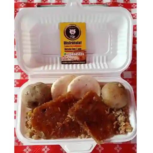 Plato para 1/2 personas