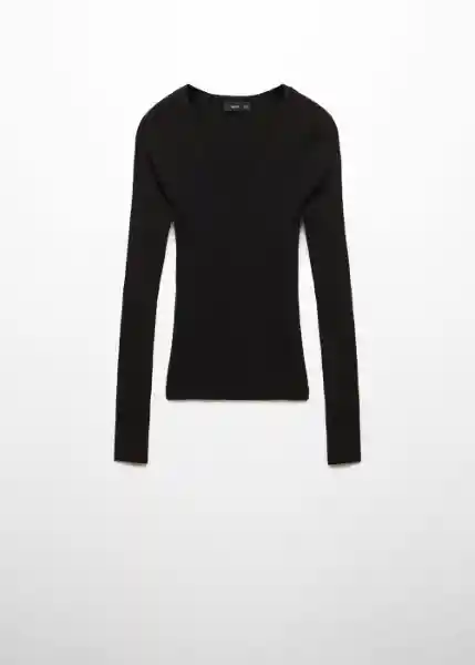 Jersey Goleta Negro Talla S Mujer Mango