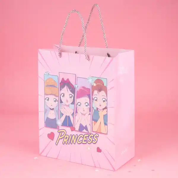 Bolsa de Regalo Serie Disney Manga Princesas Grande Miniso