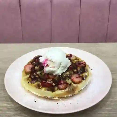 Waffle de Frutos Rojos