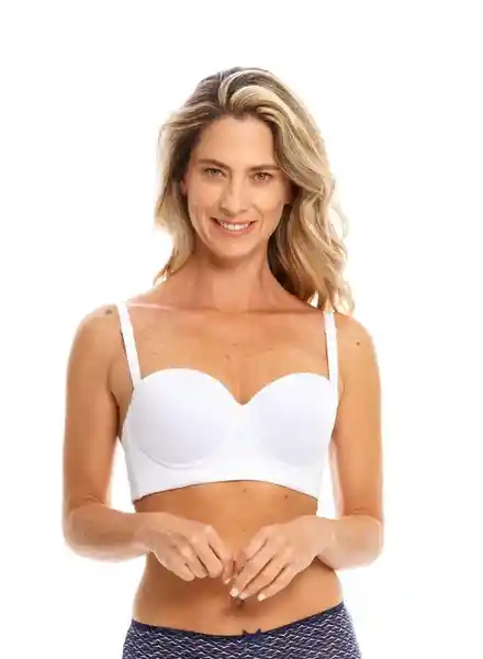 Brasier Dama Blanco Talla 32 Bronzini Woman