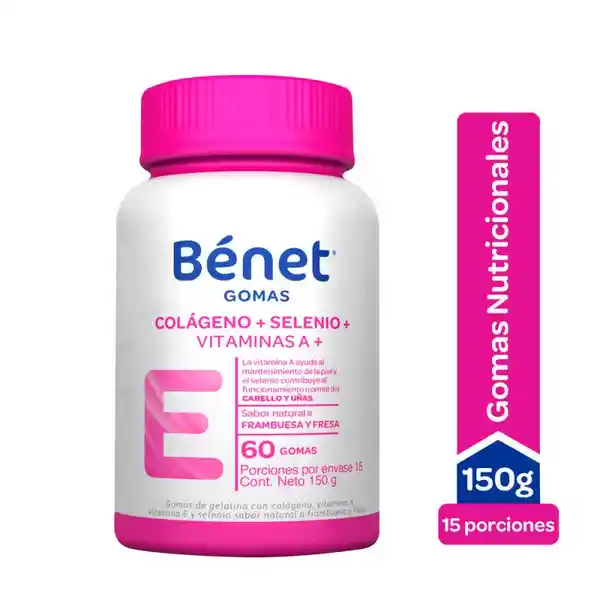 Benet Goma Colágeno + Biotina + Vitamina E