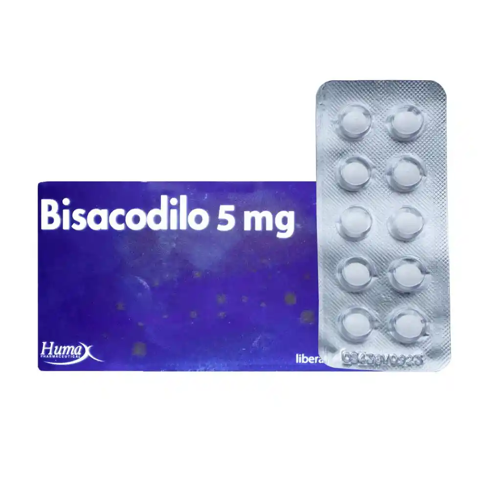 Humax Bisacodilo (5 mg) 10 Tabletas