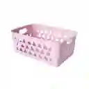 Cesta de Almacenamiento Pequeña Serie Rosa Miniso