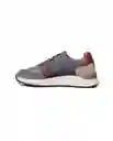 Tenis Runner Mix Gris Acero Medio Talla 41 Chevignon