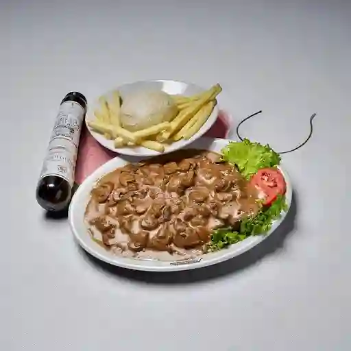 Baby en Salsa Champiñones