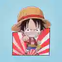 Calcomanía Luffy Serie One Piece Miniso