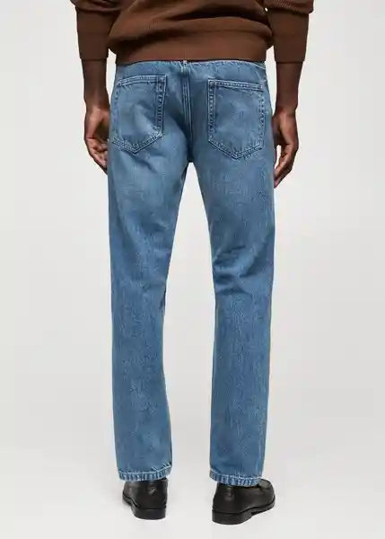 Pantalón Jean Bob Tejano Oscuro Talla 38 Hombre Mango