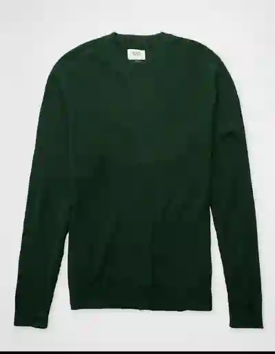 Suéter Tejido Hombre Verde Talla MEDIUM 1933695 American Eagle