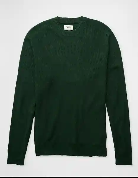 Suéter Tejido Hombre Verde Talla MEDIUM 1933695 American Eagle