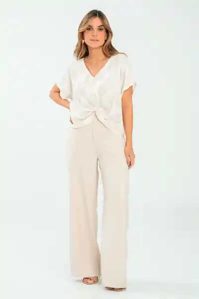 Pantalón Nholan Color Beige Medio Talla 12 Ragged