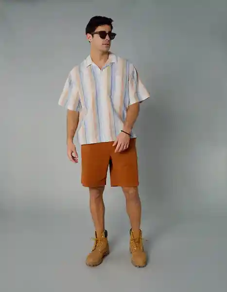 Camisa Hombre Amarillo Talla: LARGE 2734763 American Eagle