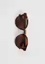 Gafas de Sol Agua Chocolate Talla 99 Mujer Mango