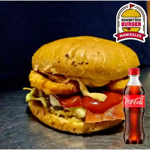 Combo Hamburguesa Balcánica +Cocacola Orig 400ml