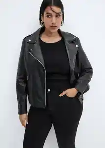 Jean Isa Tejano Negro Talla 38 Mujer Mango