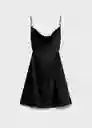 Vestido Lily Negro Talla XS Mujer Mango