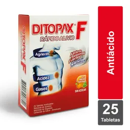 Ditopax F Rápido alivio de síntomas fuertes.