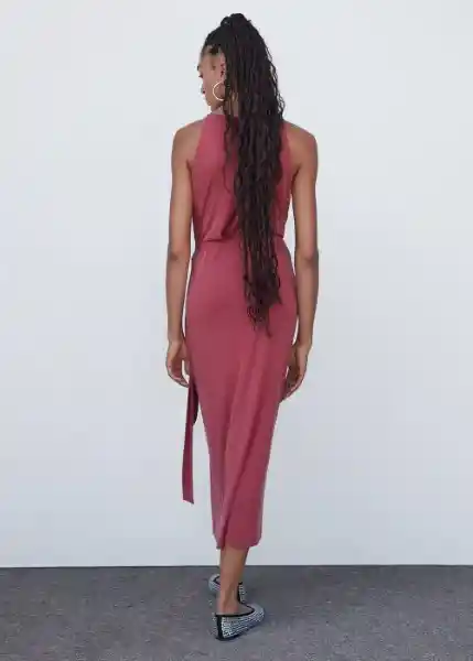 Vestido Lind-H Cereza Talla M Mujer Mango