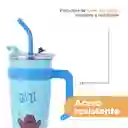 Vaso de Acero Pared Simple Con Asa Grizz Wbb Azul 1.6 L Miniso