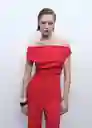 Enterizo Mono Yes Rojo Talla M Mujer Mango