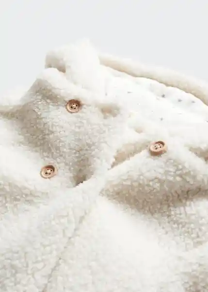 Abrigo Sheep Off White Talla 63 Niños Mango