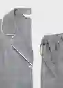 Pijama Dreams Gris Medio Vigore Talla 19 Teen Niñas Mango