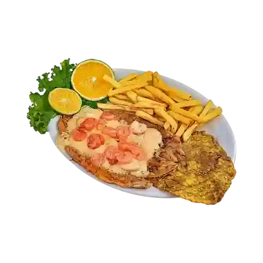 Trucha con Camarones