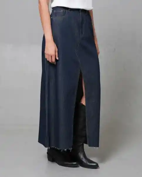 Falda Mujer Azul 12 243G001_AZU194052 Rifle