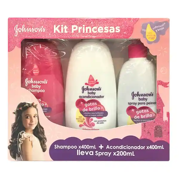 Johnsons Baby Kit Princesas + Spray