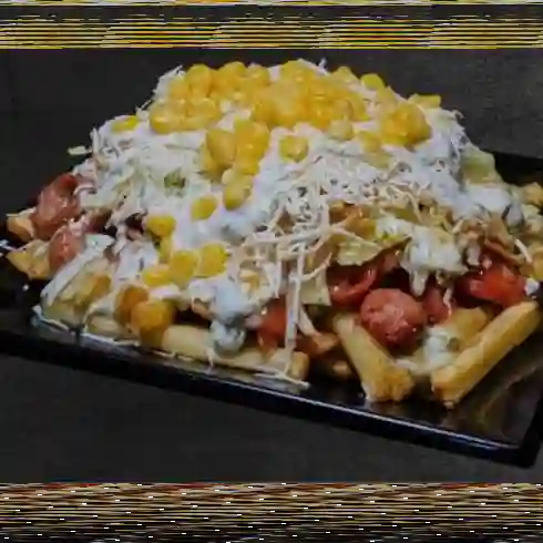 Salchipapas especial