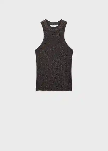 Top Klongui Negro Talla S Mujer Mango