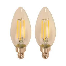 Ecomax Bombillo Led Filamento C35 E12 2 Ud 4 W 22374-1