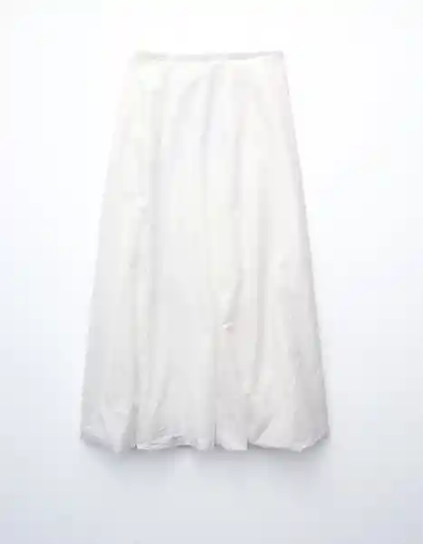 Falda Mujer Blanco Talla: MEDIUM 5116100 American Eagle