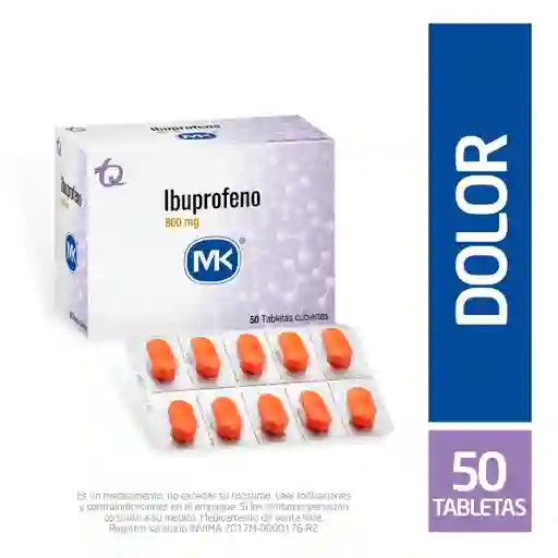 Ibuprofeno MK 800 mg 