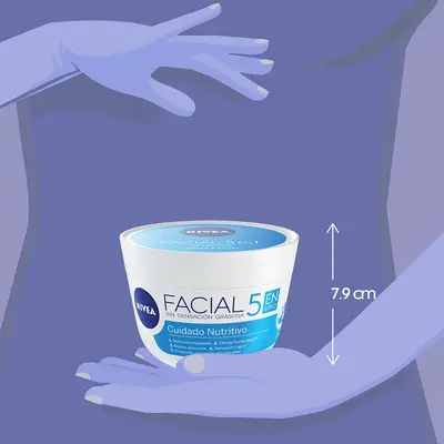 Nivea Crema Facial Cuidado Nutritivo 5 en 1
