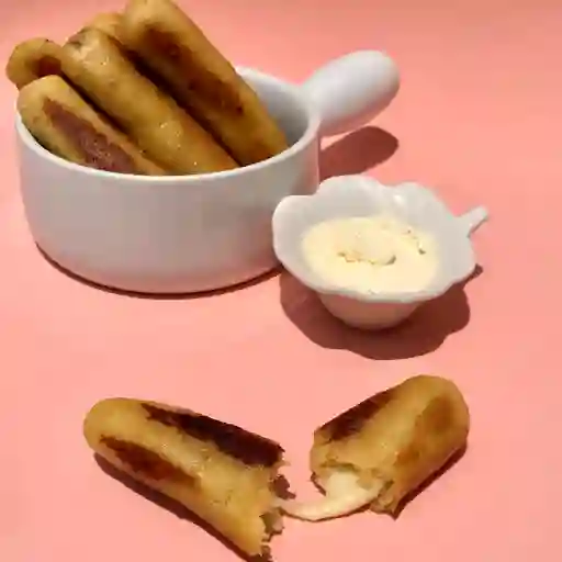 Palitos de platano maduro