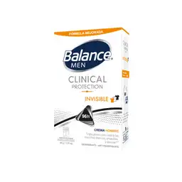 Desodorante Balance Crema Clinical Invisible Hombre 50gr