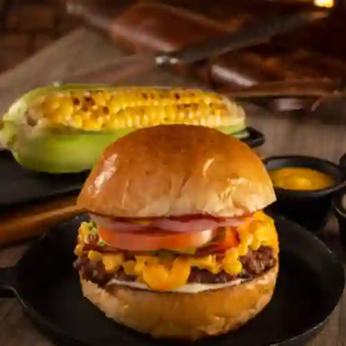 Hamburguesa country (la de maíz)