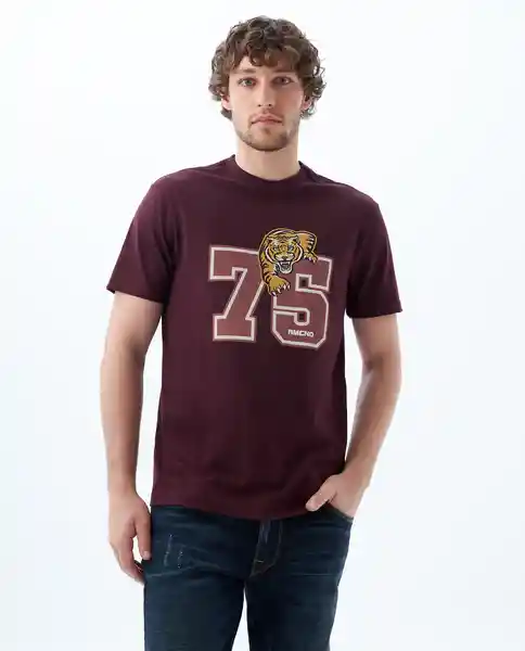 Camiseta Hombre Morado 75 Talla L 849f016 Americanino